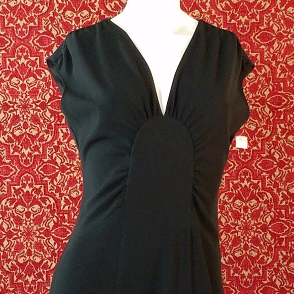 JONES NEW YORK black sleeveless dress 6💥🕚⤵️ - Picture 4 of 11